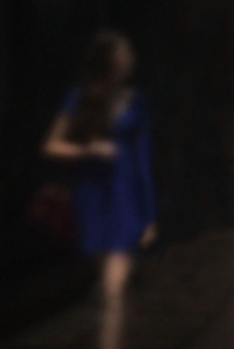 44 „Blau aus der Dunkelheit heraustretend“, 2012, New York, Camera Obscura, Pigmentdruck auf Alu-Dibond